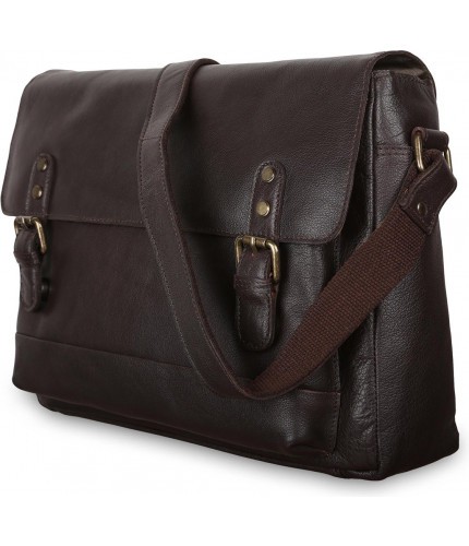 Сумка Ashwood Leather 1336 Brown Коричневый- фото №1