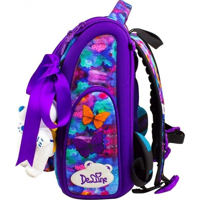 Школьный ранец с мешком в комплекте DeLune 3 Медвежонок и бабочки - фото №8