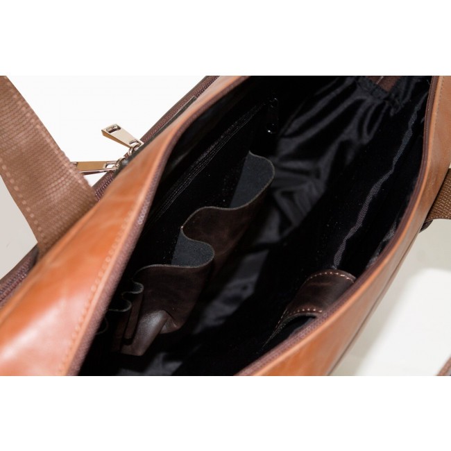 Мужская сумка Carlo Gattini Rivoli 1004-04 Темно-коричневый - фото №6