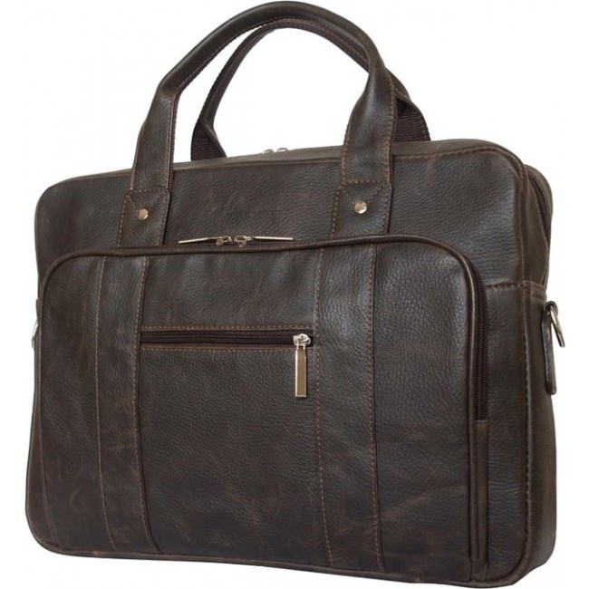 Мужская сумка Carlo Gattini Rivoli 1004-04 Темно-коричневый - фото №1