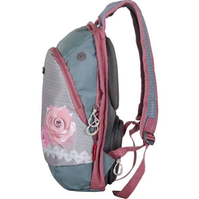 Рюкзак Across ACR19-GL3 Розы (серый) - фото №2