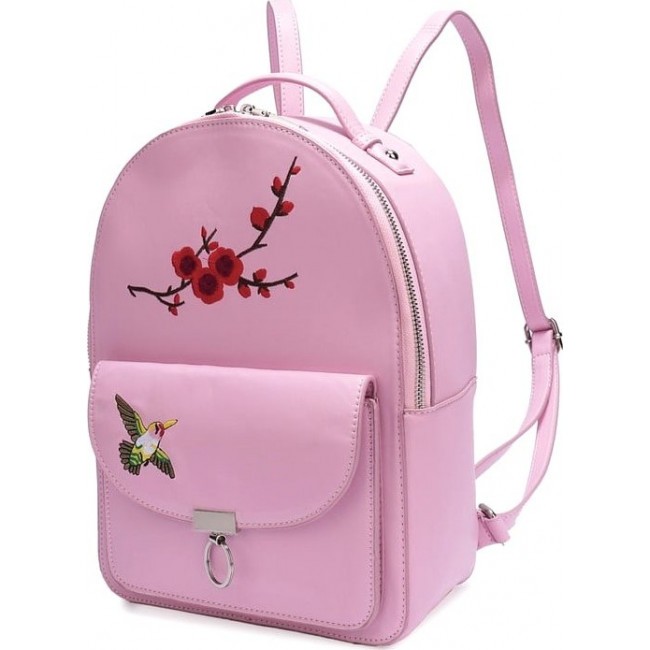Рюкзак OrsOro DS-830 Птичка (розовый) - фото №2