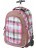 Рюкзак-тележка Target Backpack trolley Square Розовая клетка - фото №1