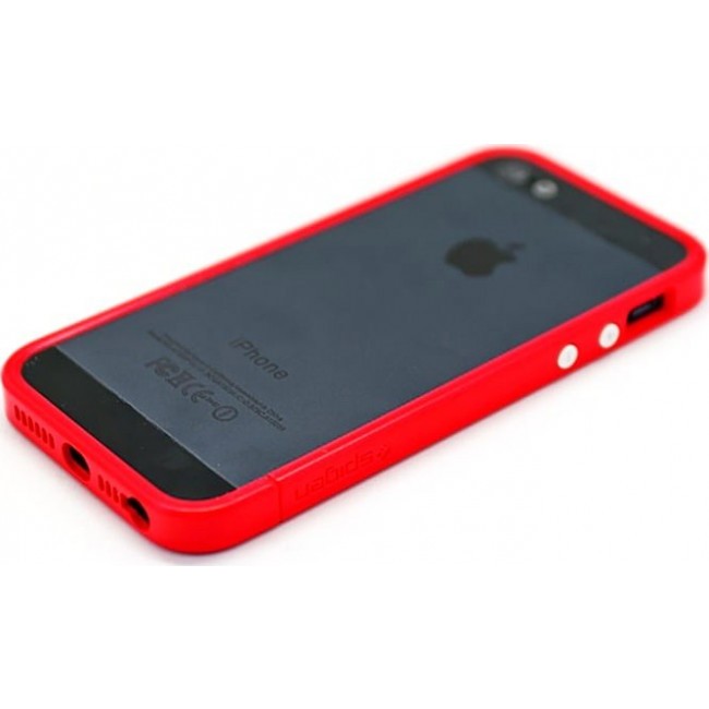 Чехол для iphone Kawaii Factory Бампер для iPhone 5/5s "Spigen" Красный - фото №3