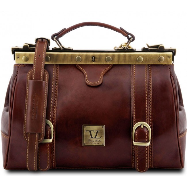 Кожаный саквояж Tuscany Leather Monalisa TL10034 Коричневый - фото №1
