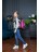 Школьный ранец Hummingbird Teens T108 Pi Princess Patricia Черная Кошка розовый - фото №8