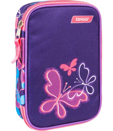 Пенал Target Multy Butterfly Swarm Фиолетовый- фото №1