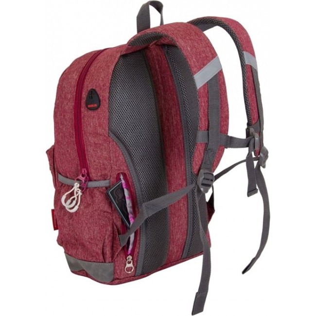 Рюкзак Across ACR19-147 Красный и темно-серый - фото №4