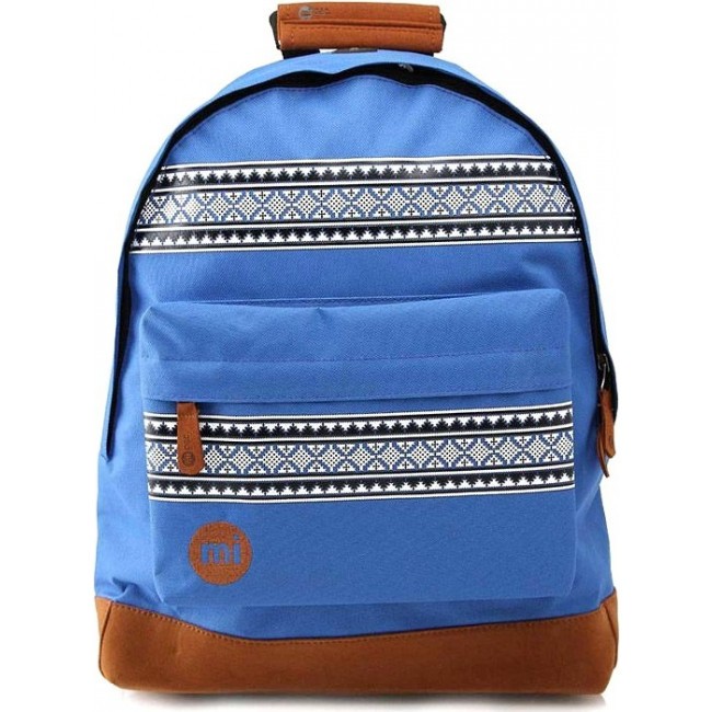 Рюкзак Mi-Pac Backpack Голубой с узором - фото №1