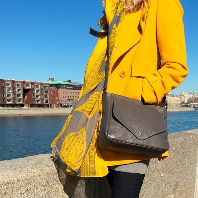 Женская сумка Trendy Bags ROLAN Серый - фото №6