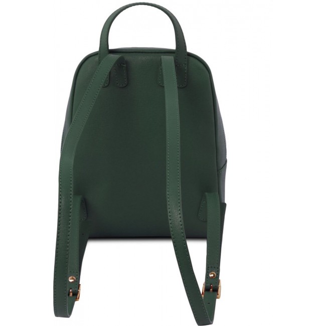 Женский рюкзак Tuscany Leather TL Bag TL141701 Forest Green - фото №3