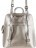 Деловой рюкзак из экокожи Monkking риз-511 Серебро - фото №3