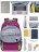 Рюкзак Grizzly RD-143-3 фиолетовый-салатовый - фото №9
