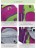 Рюкзак Grizzly RD-143-3 фиолетовый-салатовый - фото №10