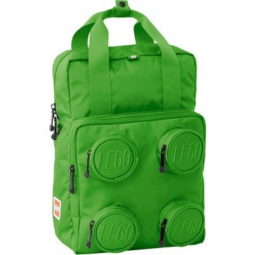 Рюкзак детский LEGO Brick 2x2 Green Зеленый - фото №1