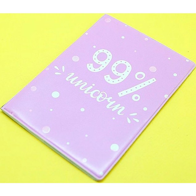 Обложка для паспорта Kawaii Factory Обложка для паспорта 99% unicorn - фото №2