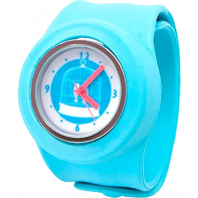 часы Kawaii Factory Слэп-часы "Blue Birds" Голубые - фото №1