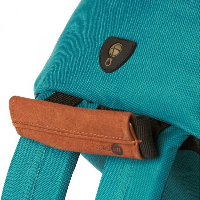 Рюкзак Mi-Pac Backpack Бирюзовый с узором - фото №4