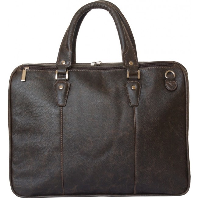 Мужская сумка Carlo Gattini Vertelle 1012-04 Темно-коричневый - фото №3