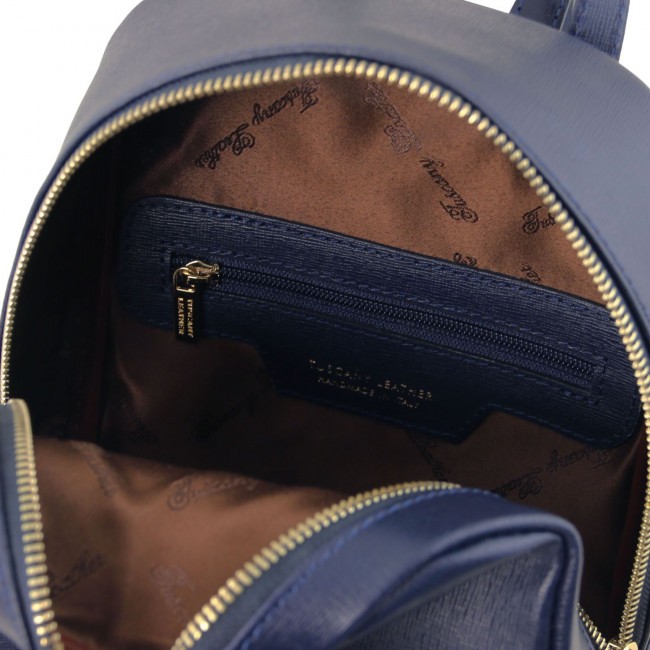 Женский рюкзак Tuscany Leather TL Bag TL141701 Темно-синий - фото №6