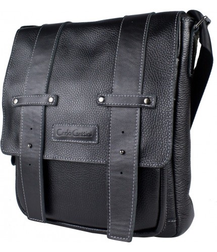 Мужская сумка Carlo Gattini Comabbio 5060-01 black- фото №1