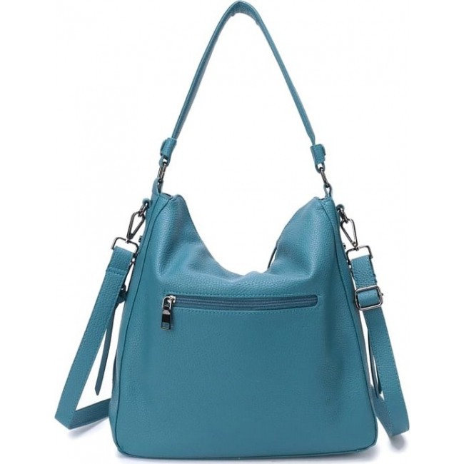 Женская сумка OrsOro DW-855 Сине-зеленый - фото №3