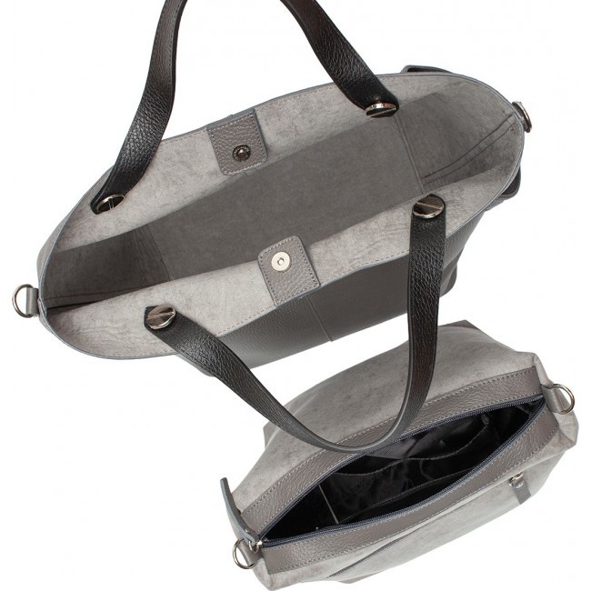 Женская сумка Lakestone Bagnell Серый Grey - фото №6