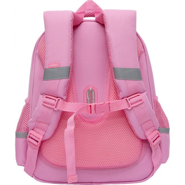 Школьный рюкзак Grizzly RAz-186-8 розовый - фото №3