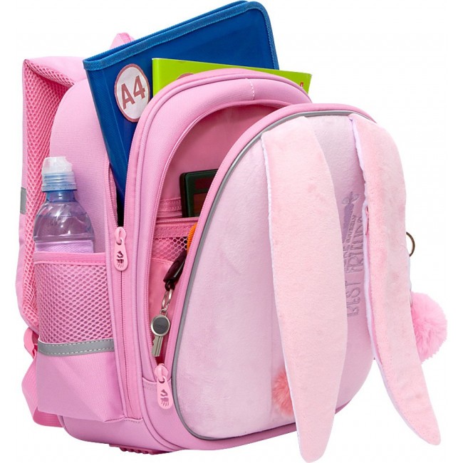 Школьный рюкзак Grizzly RAz-186-8 розовый - фото №4