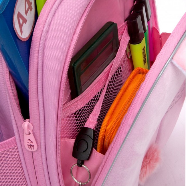 Школьный рюкзак Grizzly RAz-186-8 розовый - фото №6