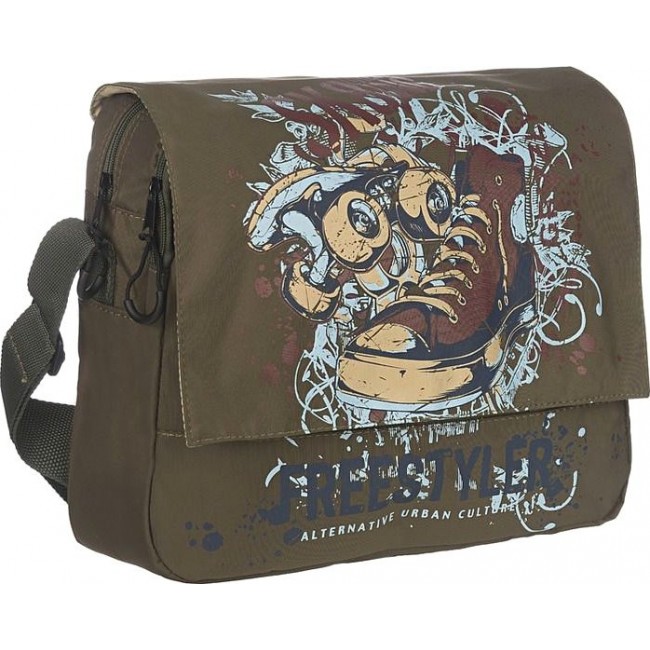 Школьная сумка Grizzly MM-426-2 Оливковый - фото №2
