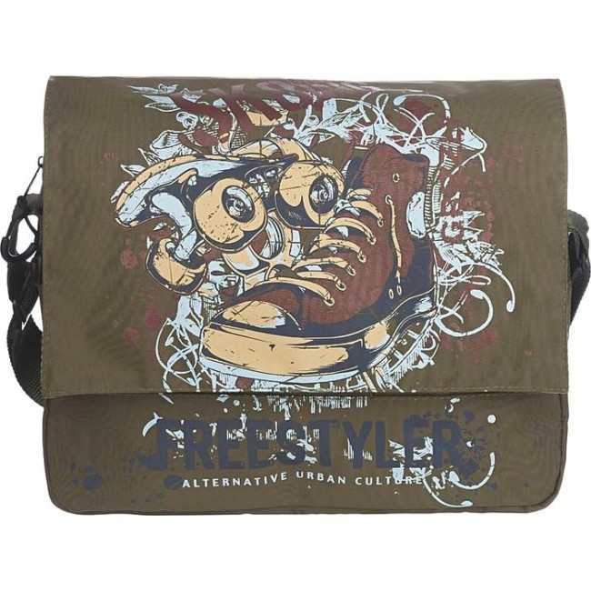Школьная сумка Grizzly MM-426-2 Оливковый - фото №1