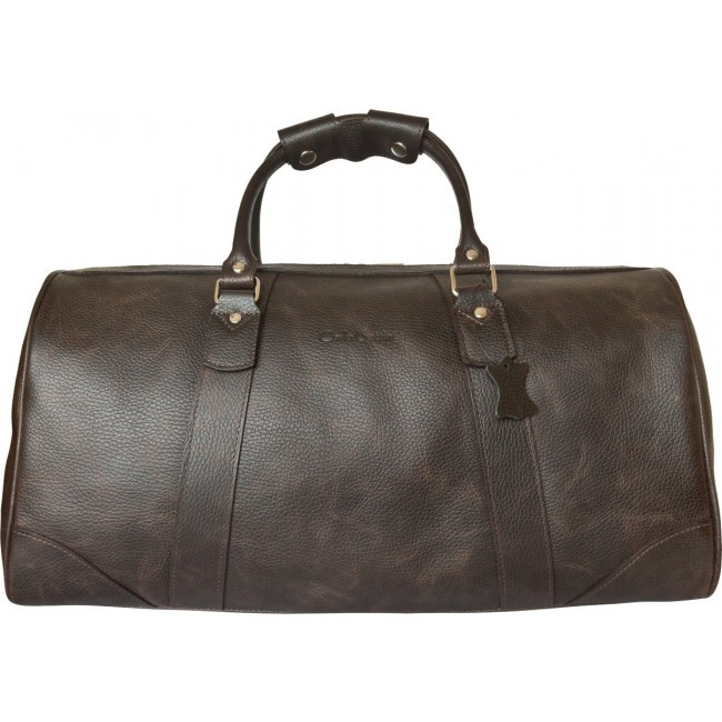 Кожаная дорожная сумка Carlo Gattini Gallinaro 4026-04 Темно-коричневый Brown - фото №2