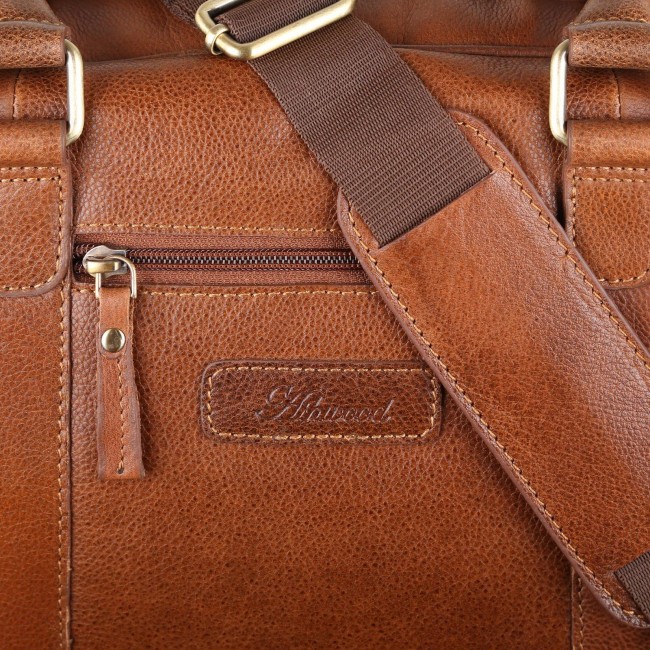 Дорожная сумка Ashwood Leather M-58 Tan Светло-коричневый - фото №4