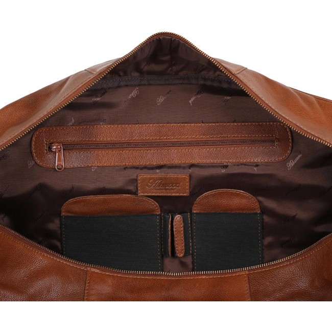 Дорожная сумка Ashwood Leather M-58 Tan Светло-коричневый - фото №5