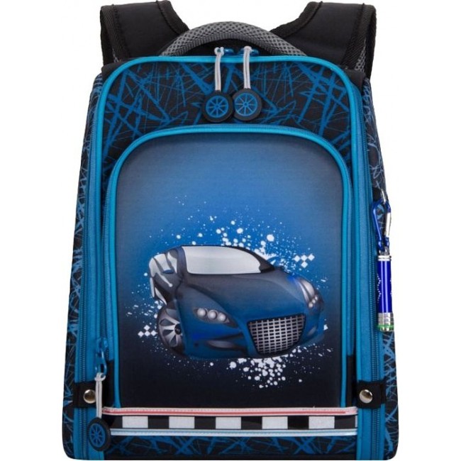 Рюкзак Across ACR19-HK Гоночная машина (синий) - фото №1