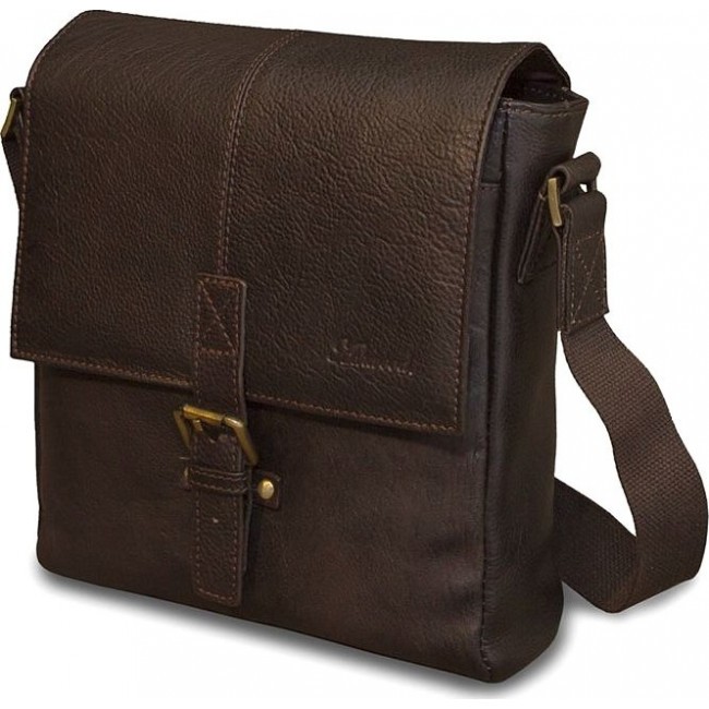 Мужская сумка Ashwood Murphy Темно-коричневый - фото №2