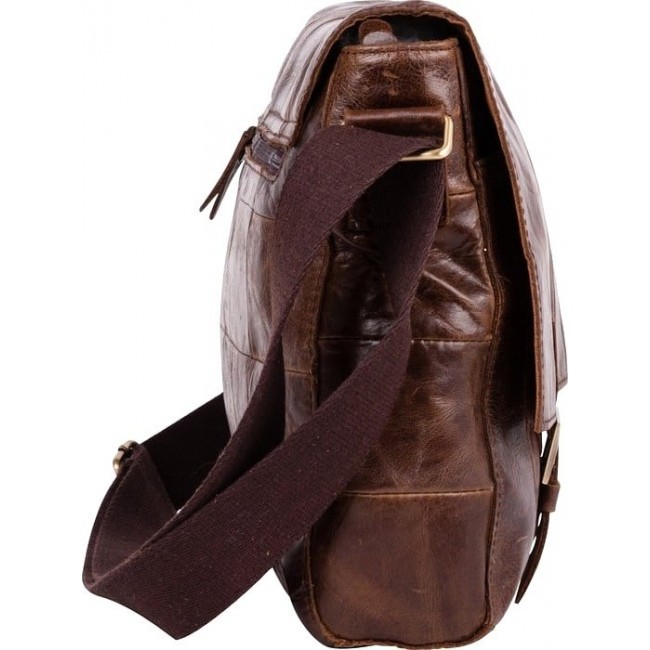 Мужская сумка Pola 0021 Темно-коричневый - фото №3