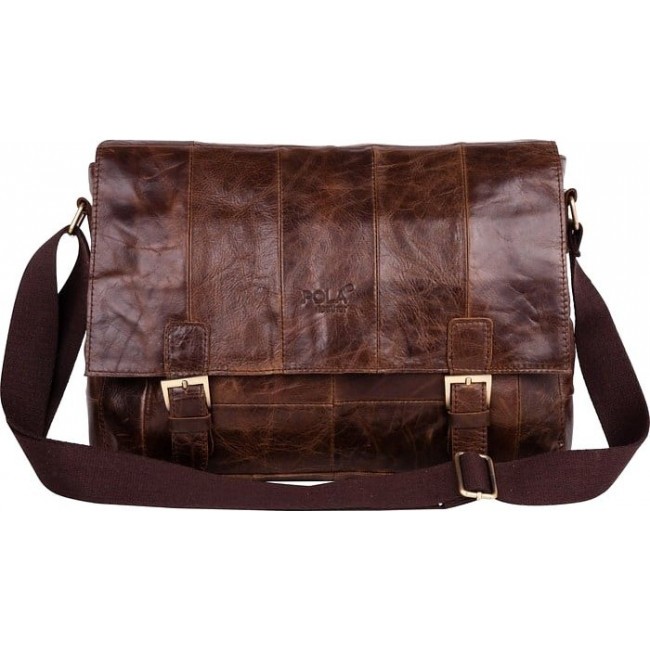 Мужская сумка Pola 0021 Темно-коричневый - фото №5