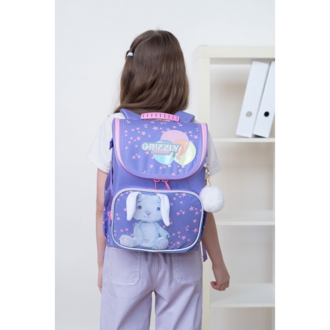 Рюкзак школьный Grizzly RAl-294-3 лаванда - фото №16