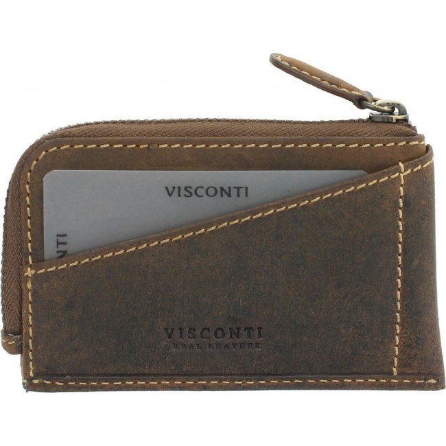 Бумажник Visconti VSL30 Dart Коричневый Oil Tan - фото №3