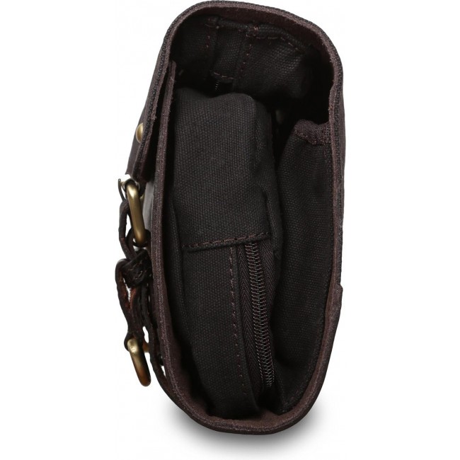 Несессер Ashwood Leather 7010 Dark Brown Темно-коричневый - фото №4