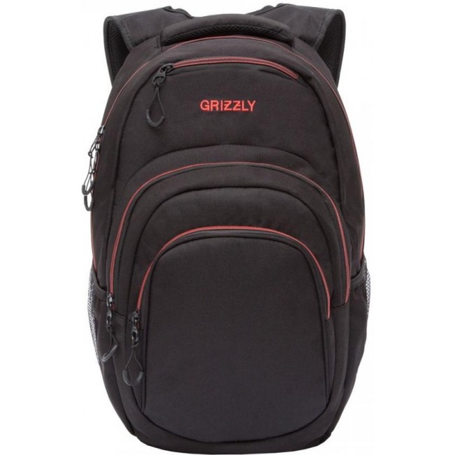Рюкзак Grizzly RQ-003-3 черный-красный - фото №3