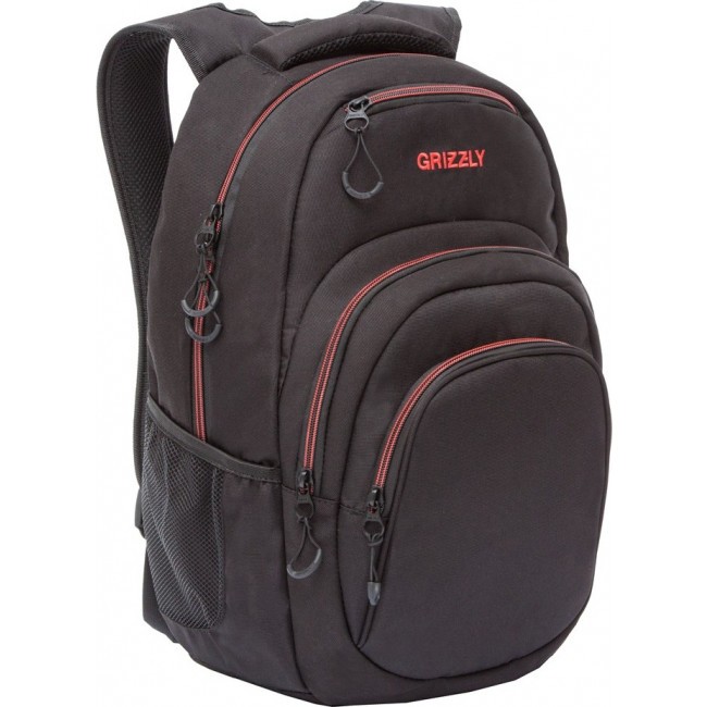 Рюкзак Grizzly RQ-003-3 черный-красный - фото №2