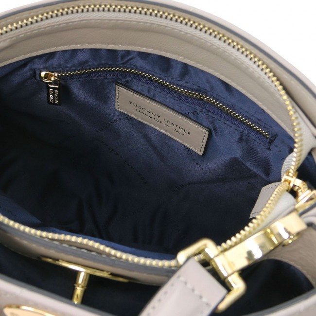 Женская сумка Tuscany Leather TL Bag TL142132 Серый - фото №7