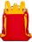 Рюкзак Grizzly RS-891-2 Собака (красный-синий) - фото №3