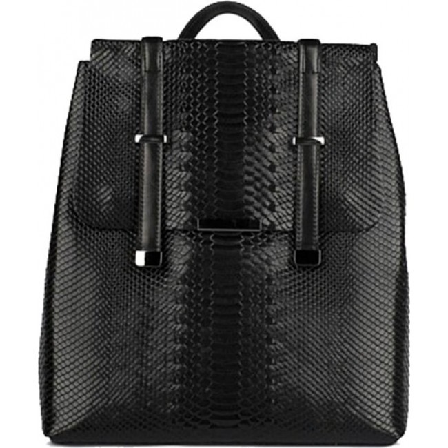 Модный кожаный рюкзак Ula Reptile Theia R13-002 Черный - фото №1