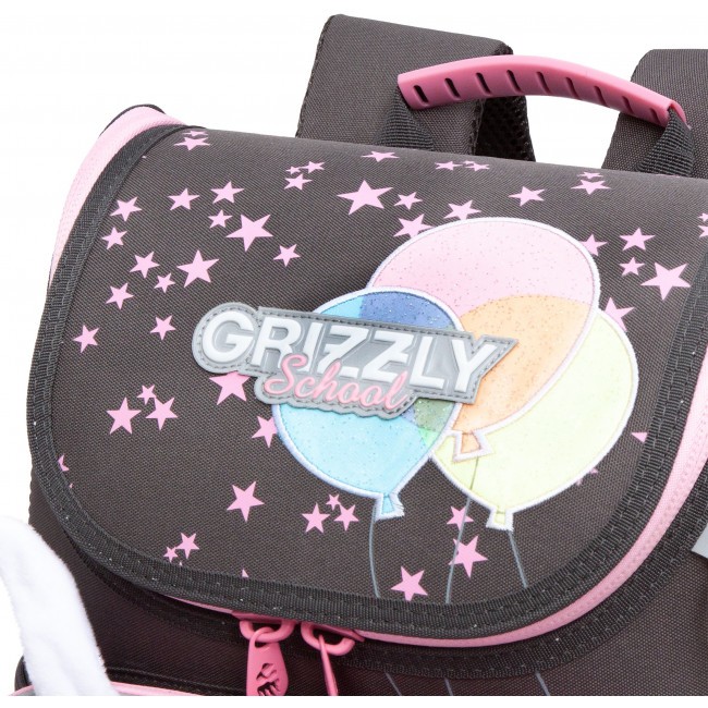 Рюкзак школьный Grizzly RAl-294-3 серый - фото №10