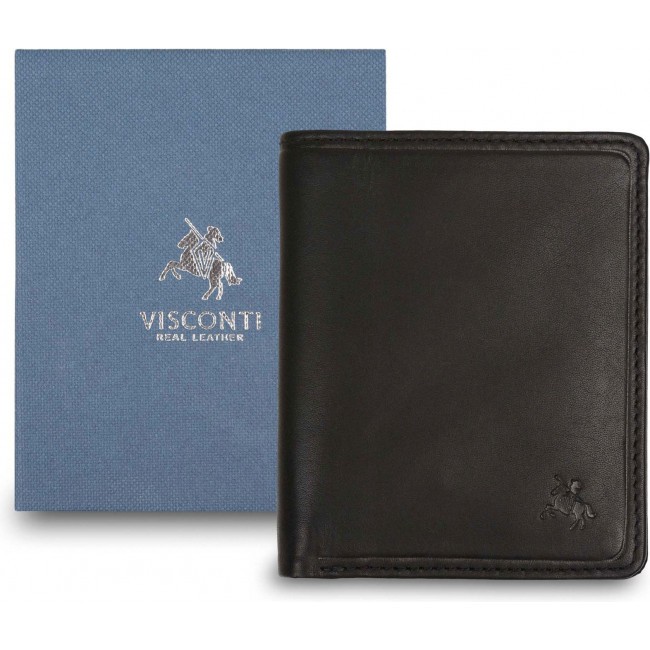 Бумажник Visconti PLR70 Piana Черный Black - Blue - фото №6