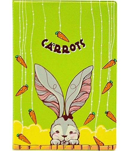 Обложка для паспорта Kawaii Factory Обложка для паспорта Carrots- фото №1